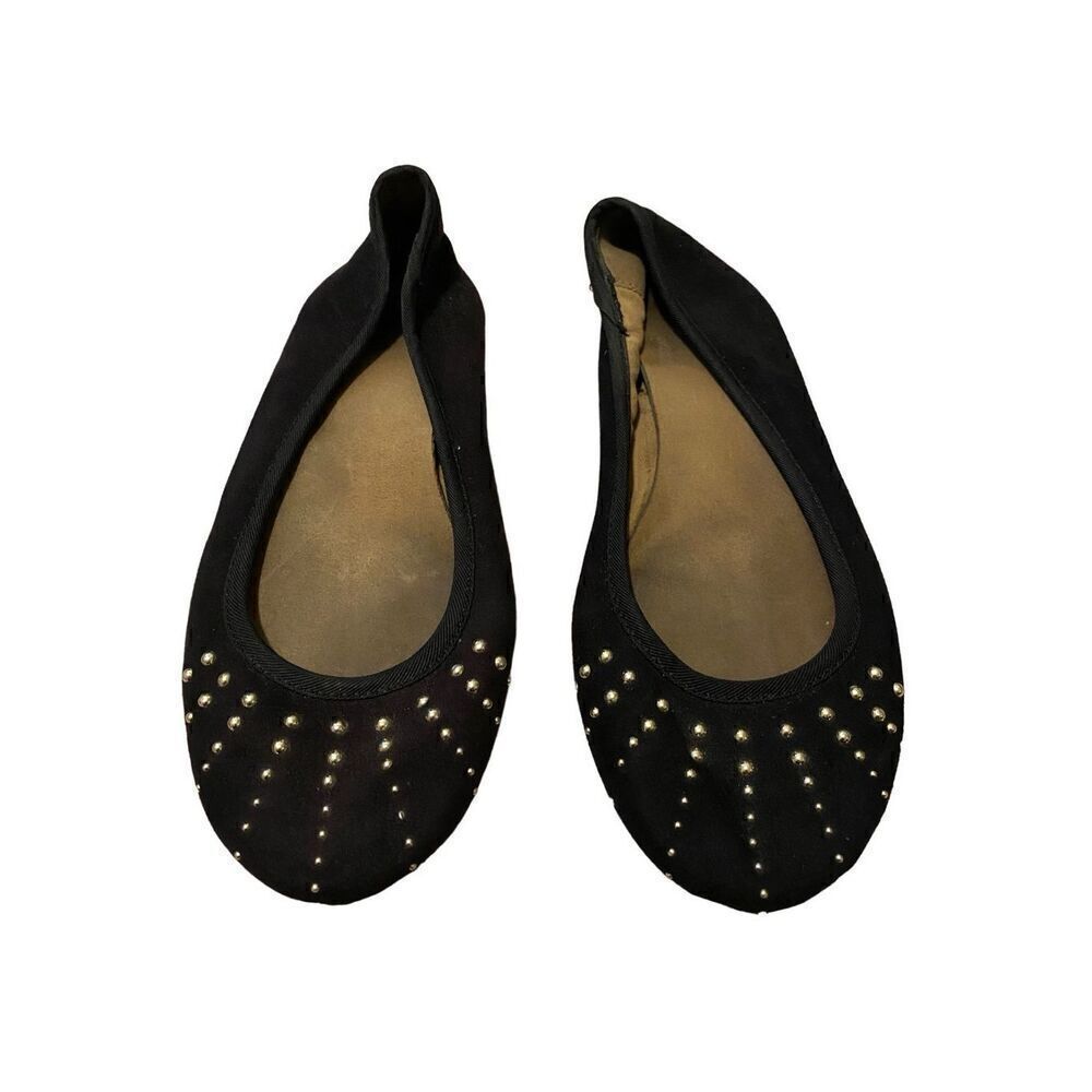 Style And Co Studded Ballet Ballerina Flats Studs Suede Casual